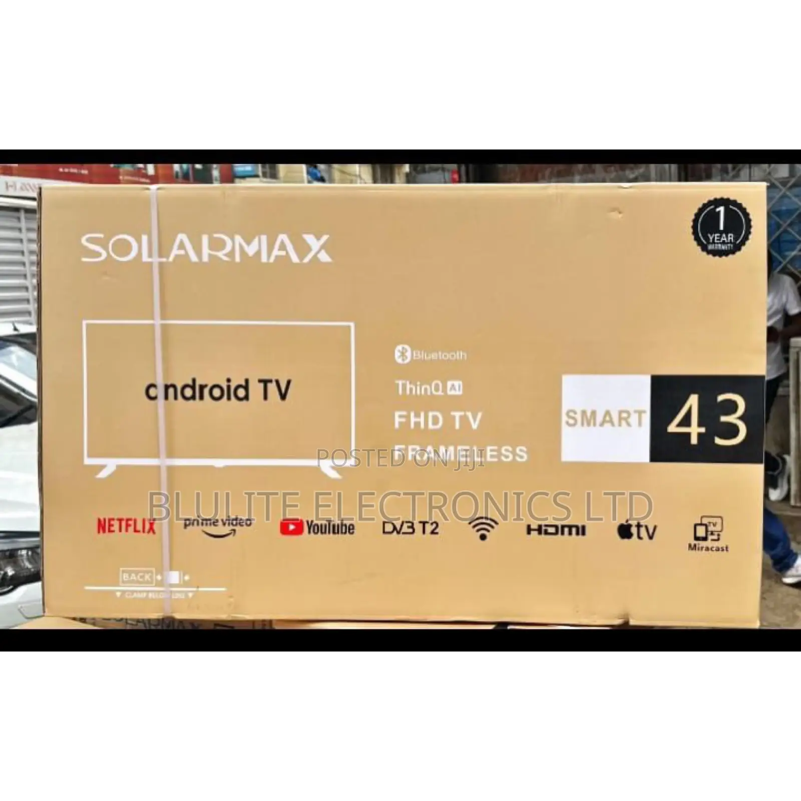 Solarmax 43” Android Frameless Tv