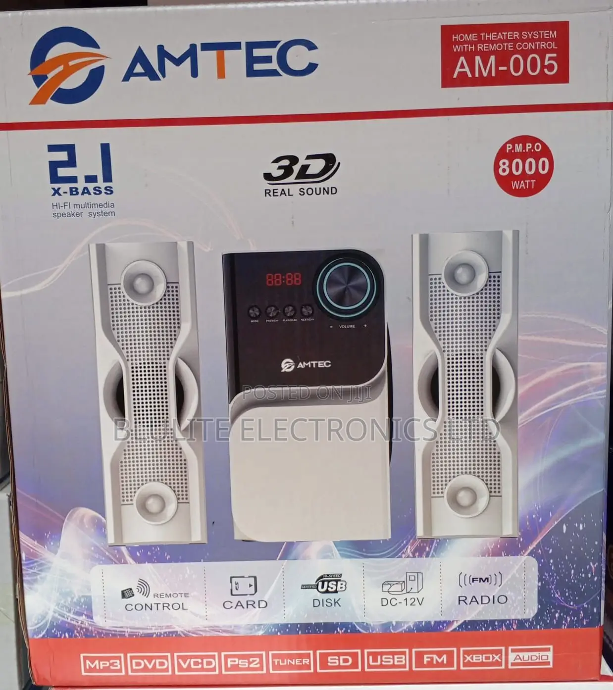 Amtec Subwoofer With Bluetooth