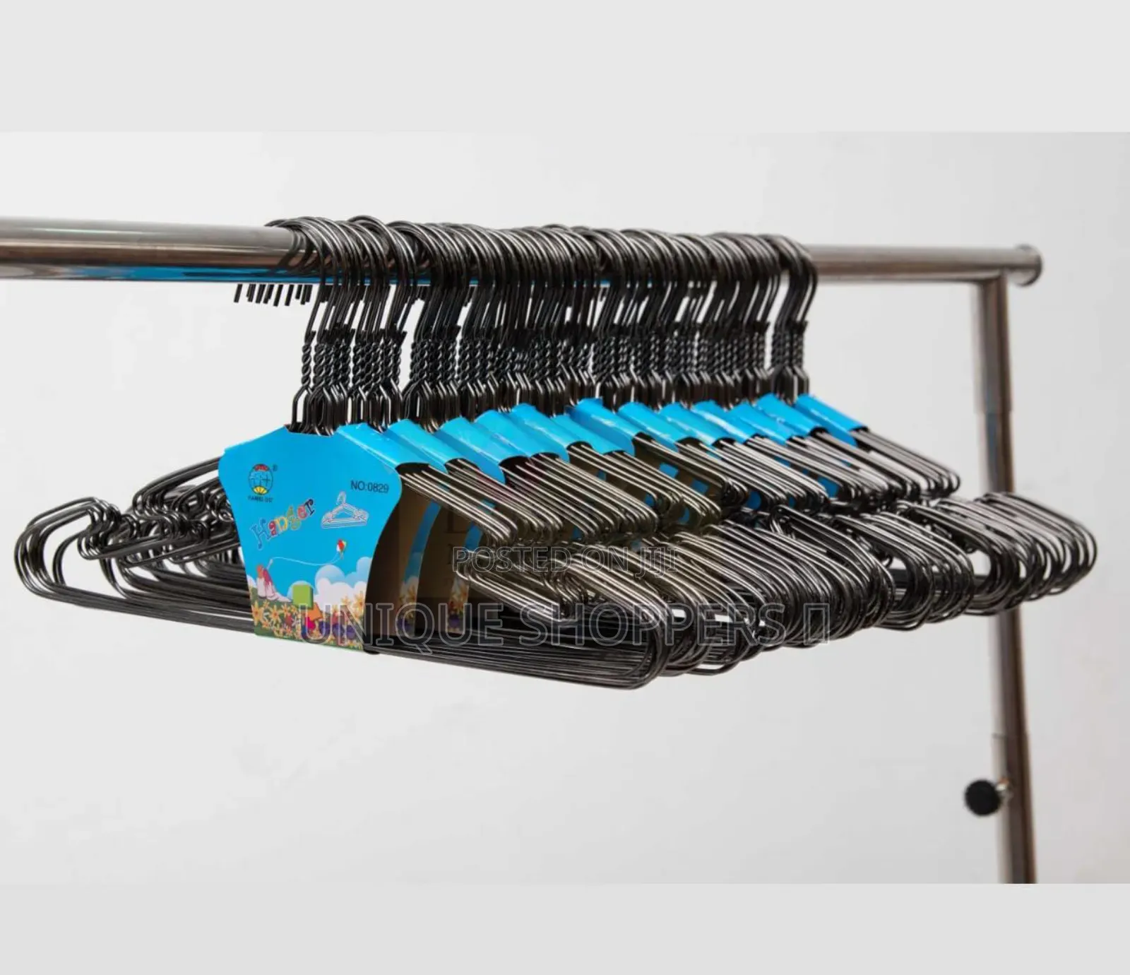 Black Stainless Steel Hangers 10 PSC