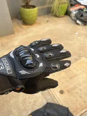 Motorcycle Sport Gloves Short Full Hand - Leather