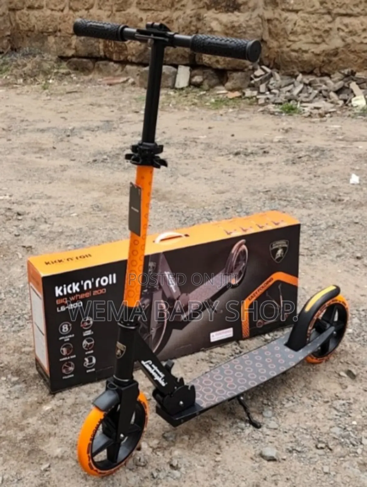 Lamborghini Kick'n'roll Big Wheel Kids Scooter