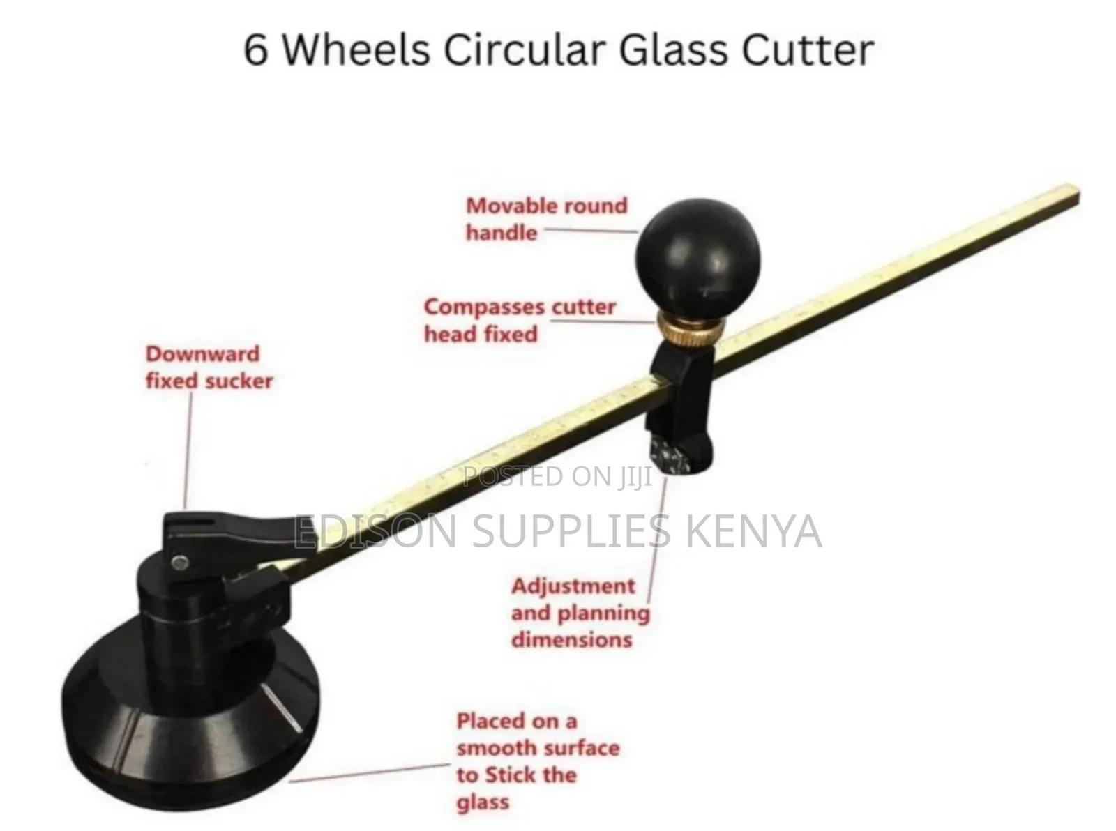 Compass Glass Cutters 150cm Circular Round Cutter Glass Cutter 200cm