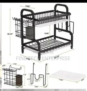 Dish Rack 2 Layer Advanced Black