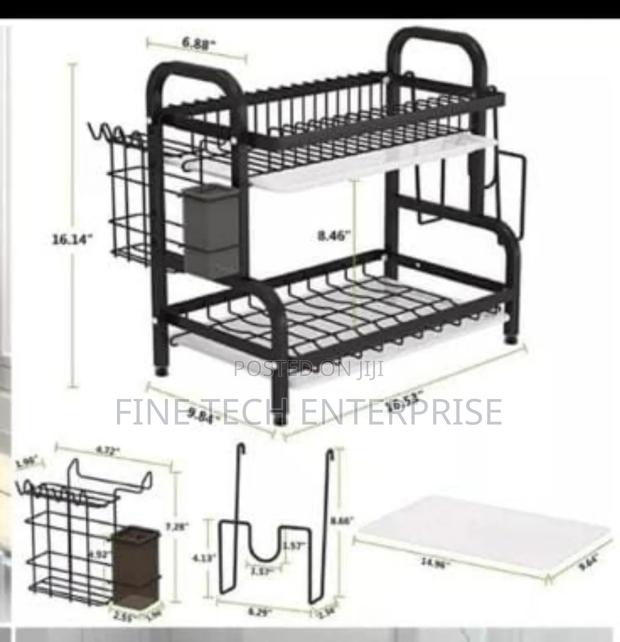 Dish Rack 2 Layer Advanced Black