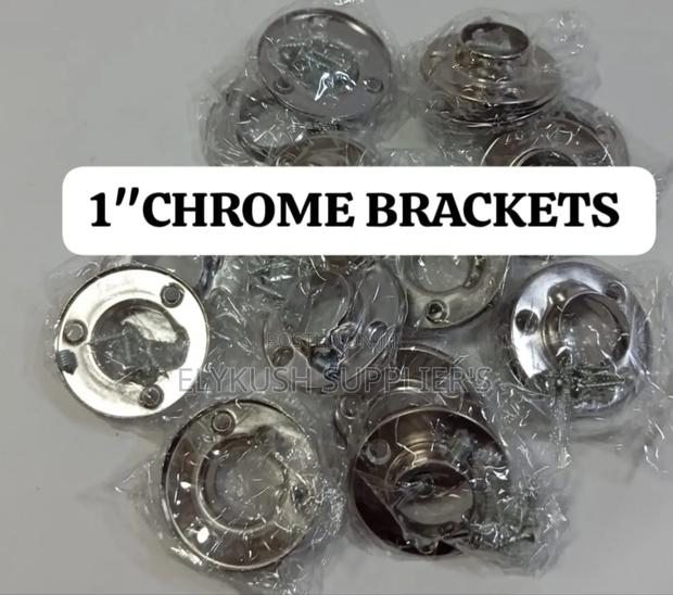 1"Chrome Pipe Brackets