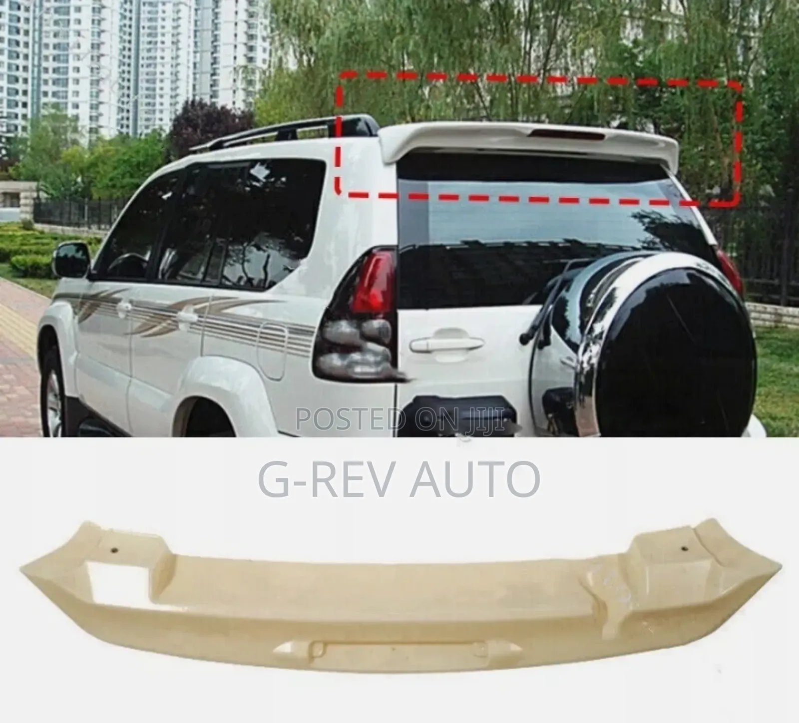 Prado J120 Original Spoiler.