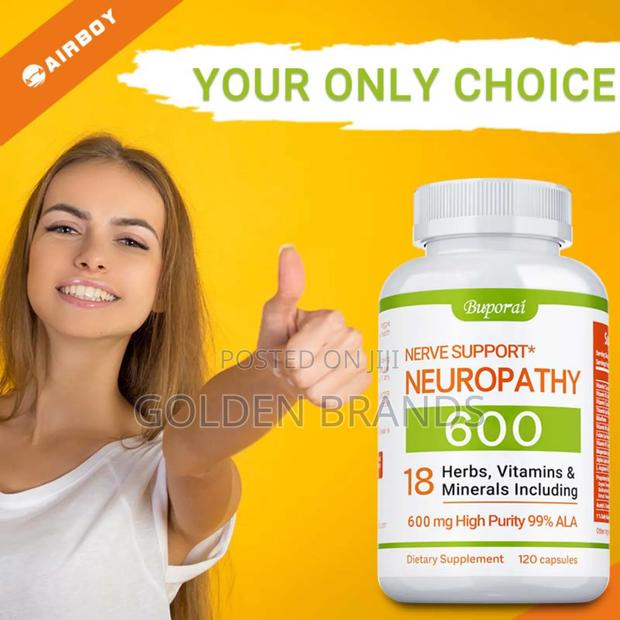 Nerve Support Neuropathy, Relieve Stress, Healthy Brain 120 Capsules - thumbnail 4
