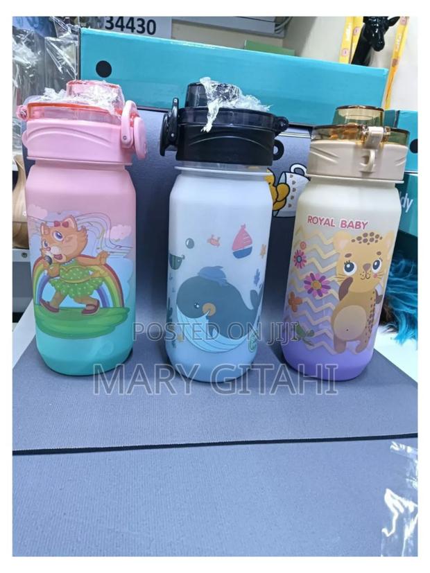 Kids Sippy Cartoon Water Bottle