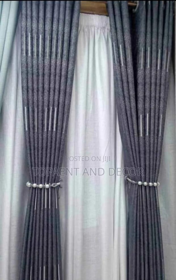 Heavy Grey Curtains for Living Room - main view