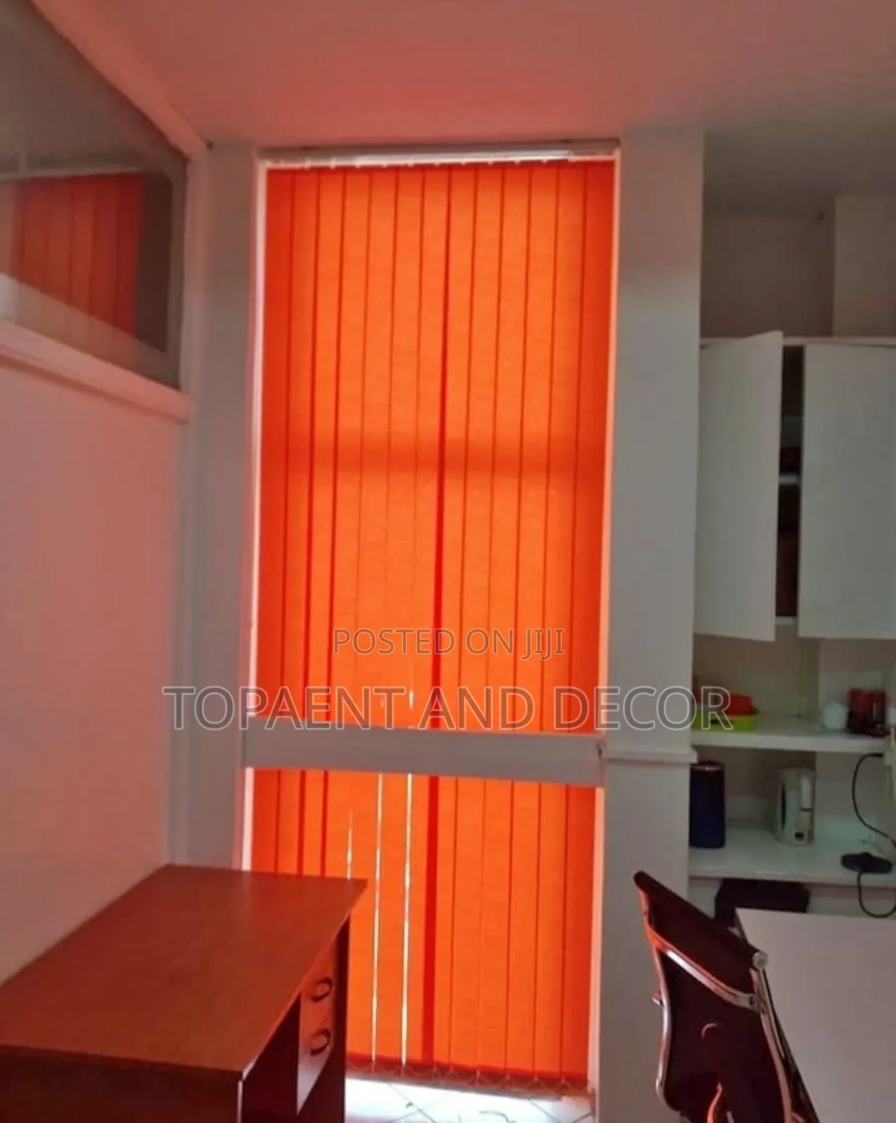 Custom Vertical Blinds Fits on a Long Window
