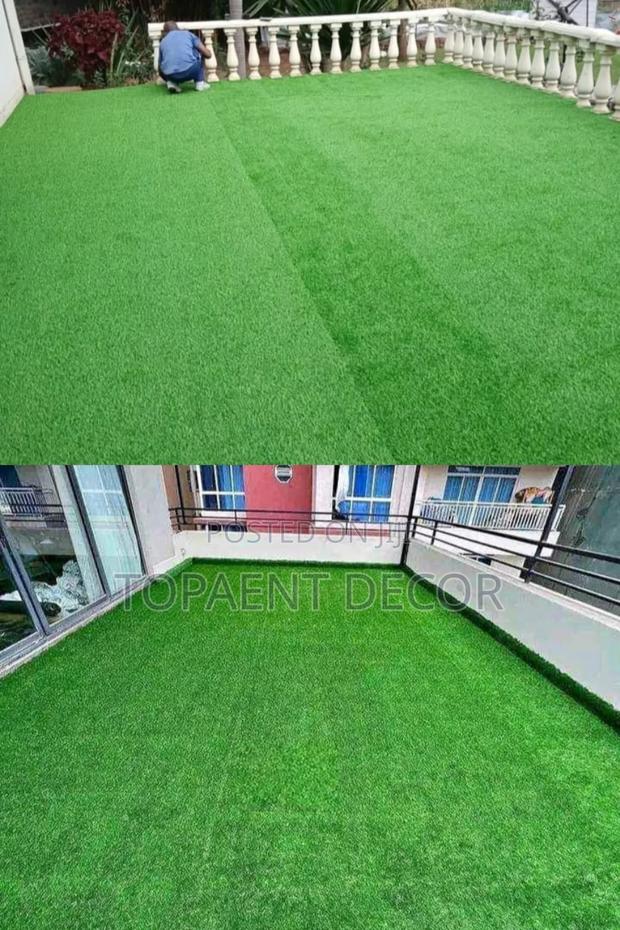 Backyard Makeover and Balcony Setup Artificial Grass Carpet - main view
