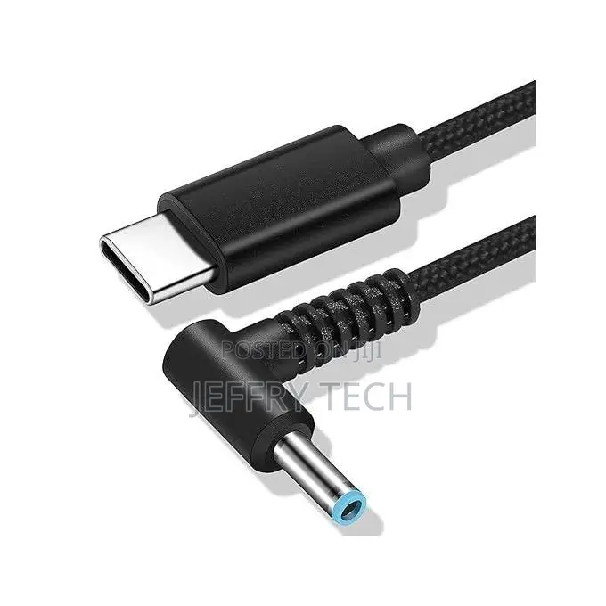 Pd100w Usb-C 18.5-20v Small Blue Pin Cable for Laptops