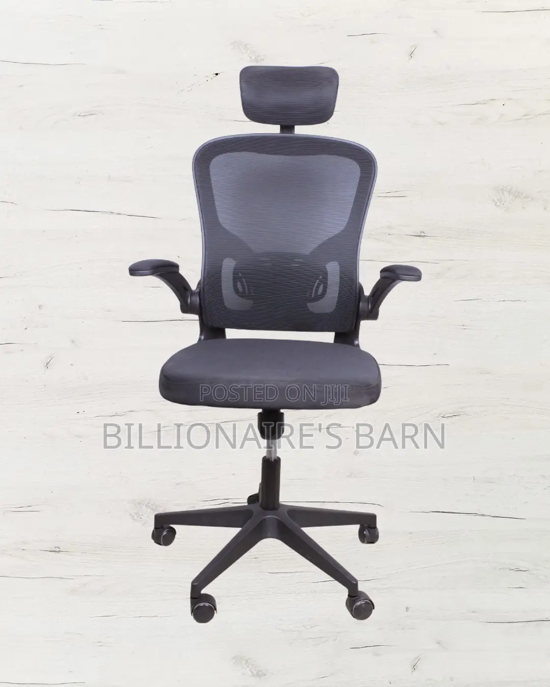 Comfy Grey Ergonomic Office Chair | Lumbar Support