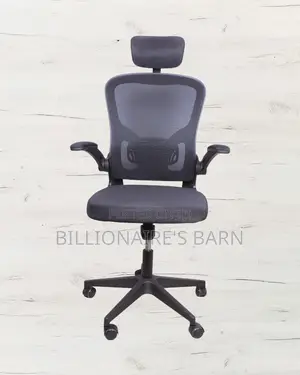 Comfy Grey Ergonomic Office Chair | Lumbar Support