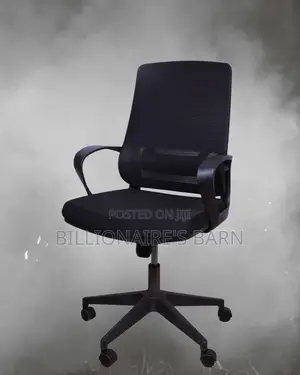 Comfy Black Ergonomic Mesh Office Chair | Mesh Backrest