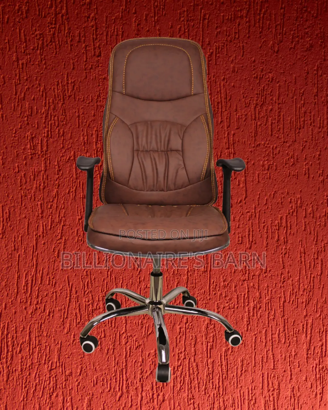 Ergonomic Executive Leather Chair (Breathable) — Only a Few Left