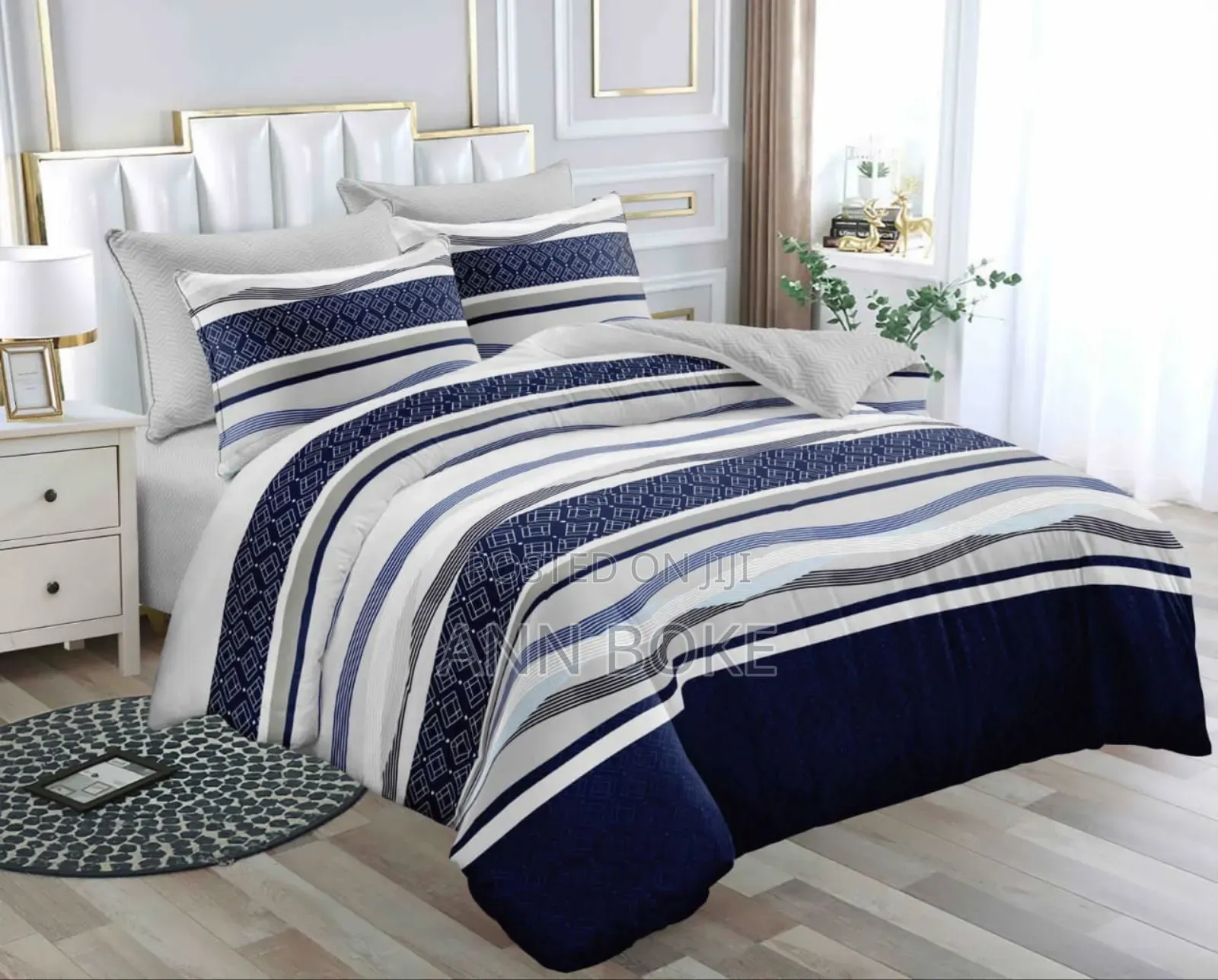 *Double Sided Heavy Cotton Binded Duvet* Size: 6×7 Pillowcases: