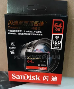 Sandisk 64gb/160mbs Extreme Pro Cf Card