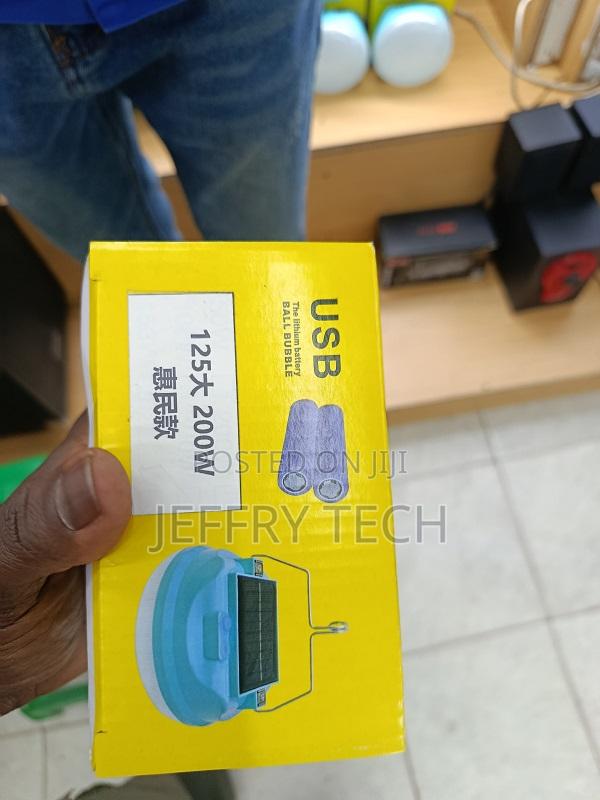 Emergency Rechargeable Light With Solar Panel - thumbnail 2