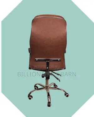 Ergonomic Executive Leather Chair (Space-Saving) — Moving Fast