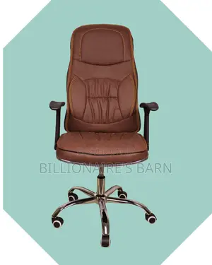 Ergonomic Executive Leather Chair (Space-Saving) — Moving Fast