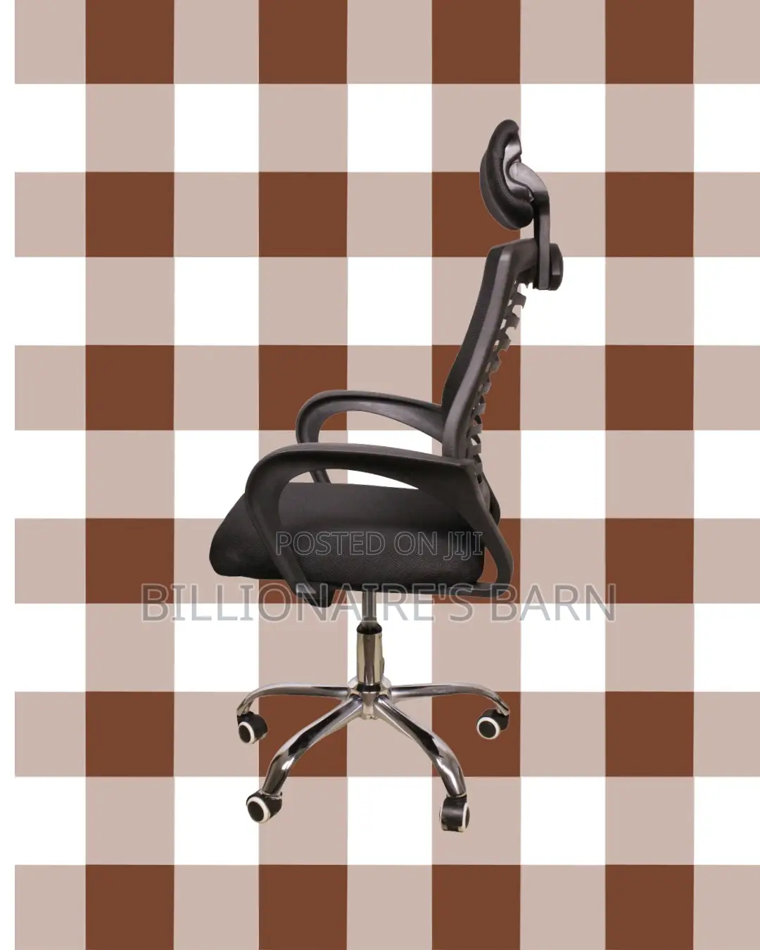 Ergonomic Secretarial Mesh Chair — All-Day Comfort
