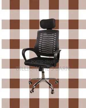 Ergonomic Secretarial Mesh Chair — All-Day Comfort