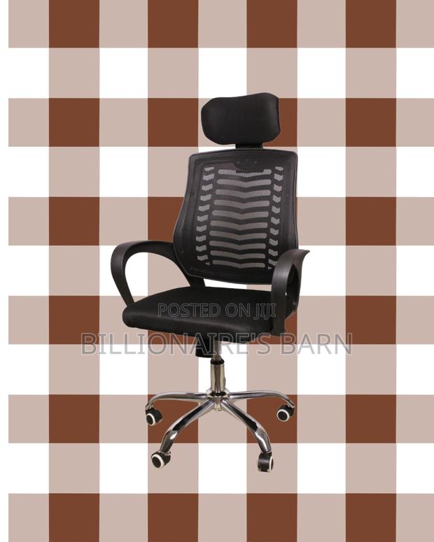 Ergonomic Secretarial Mesh Chair — All-Day Comfort - thumbnail 2