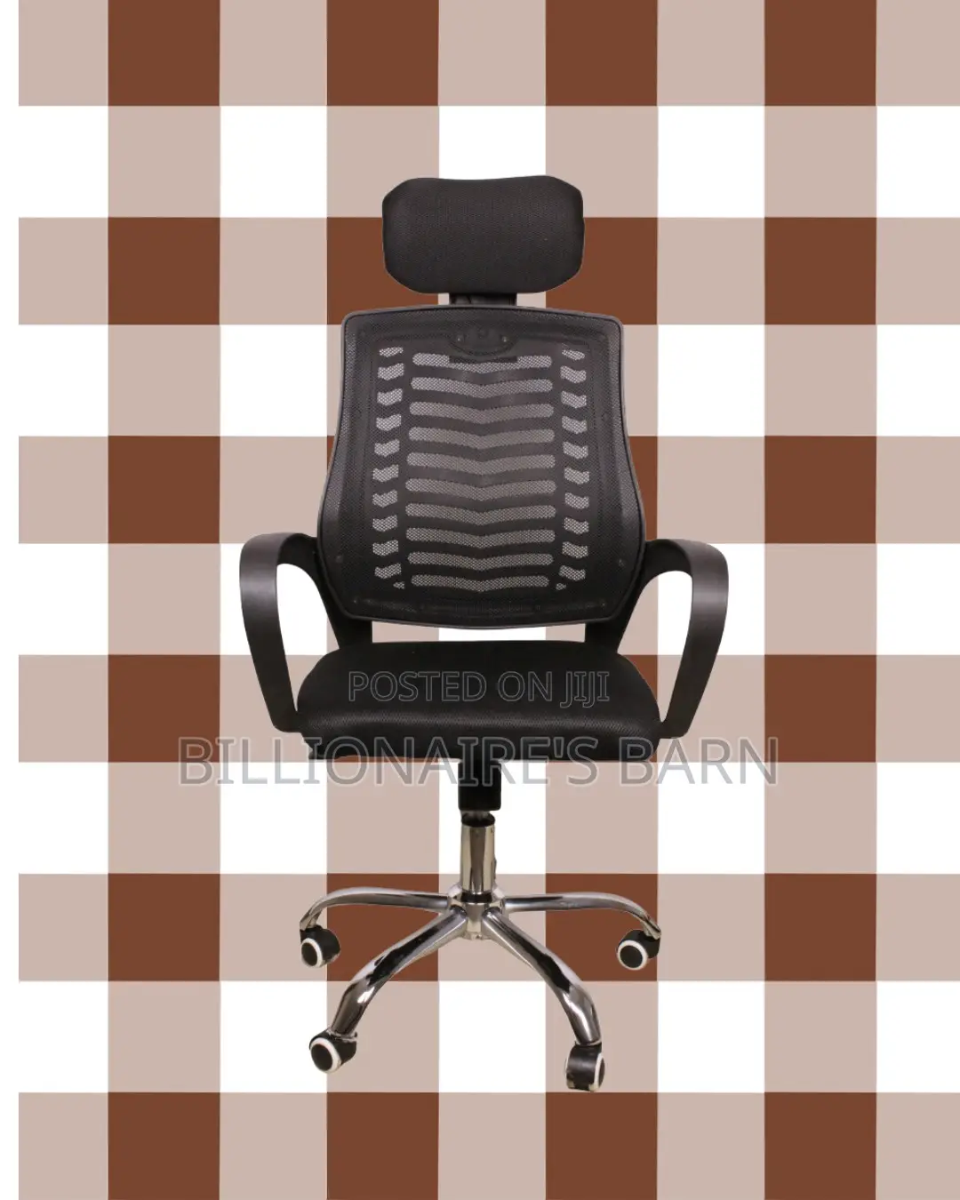 Ergonomic Secretarial Mesh Chair — All-Day Comfort