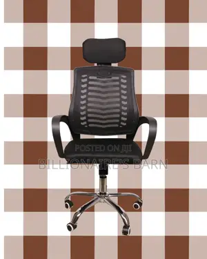 Ergonomic Secretarial Mesh Chair — All-Day Comfort