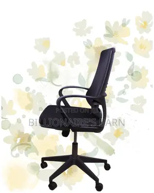 Black Ergonomic Mesh Office Chair | Ergonomic Headrest Support