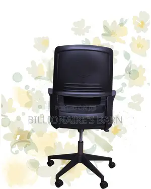 Black Ergonomic Mesh Office Chair | Ergonomic Headrest Support