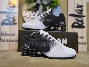 Nike Shoxs Deliver Men Shoes Black White