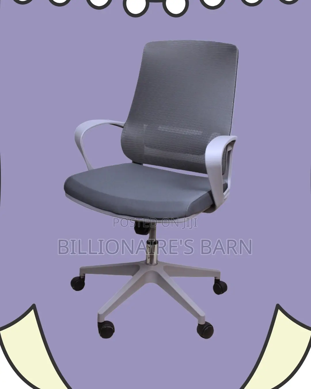 Grey Ergonomic Mesh Office Chair (Executive) — Hot Deal