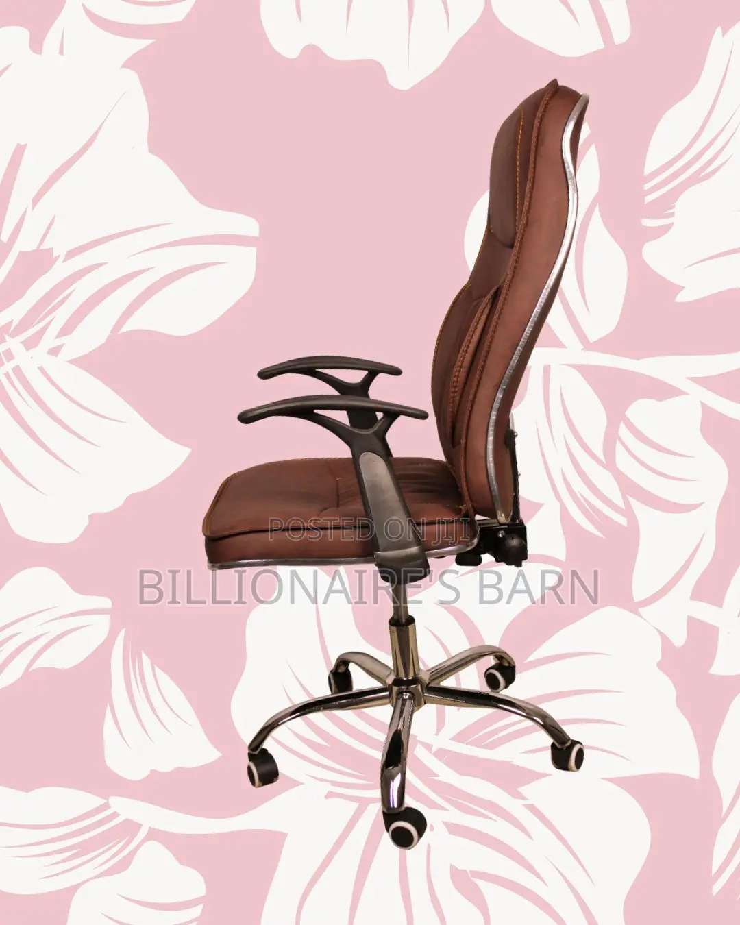 Minimal Ergonomic Executive Leather Chair | High-Density Foam Seat