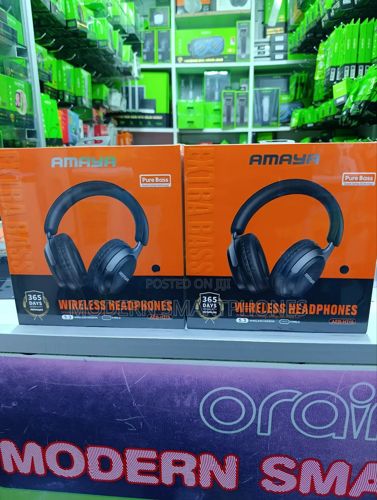 Amaya Wireless Bluetooth Headphones Aeb-Hd310