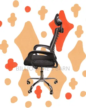 Breathable Secretarial Mesh Chair | Headrest Support
