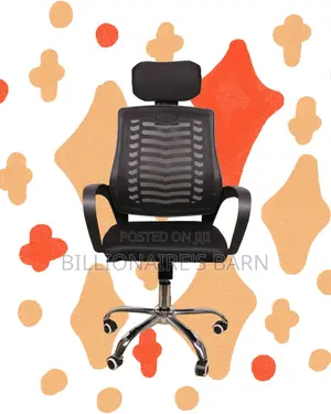 Breathable Secretarial Mesh Chair | Headrest Support