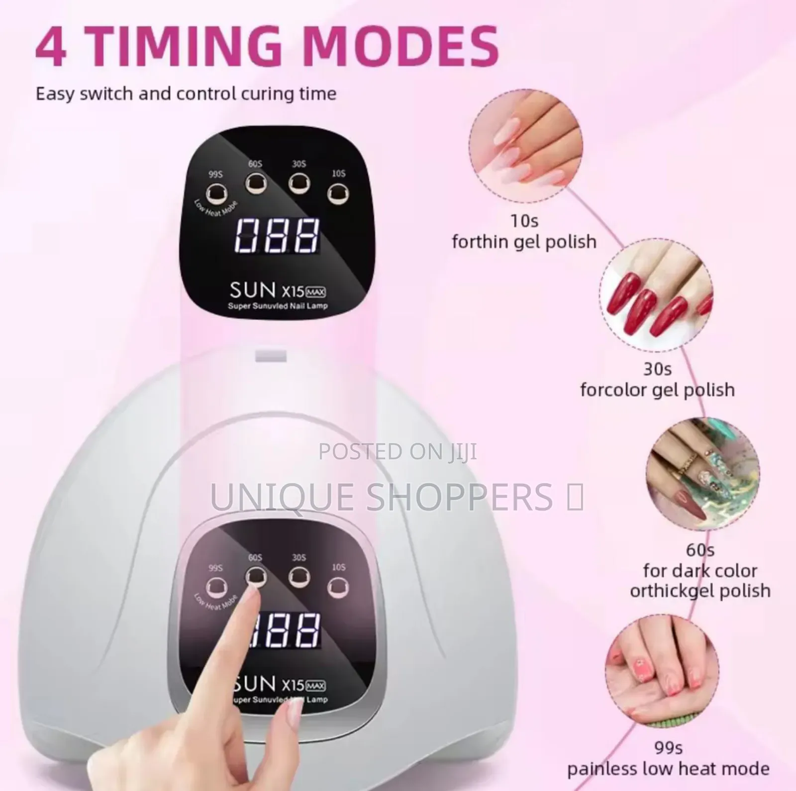 *66 Leds Uv Nail Lamp Machine