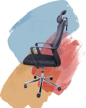 High Back Mesh Office Chair | High-Back Headrest Support