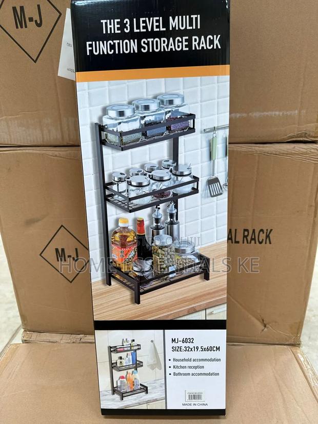 Kitchen Metallic Spice Rack