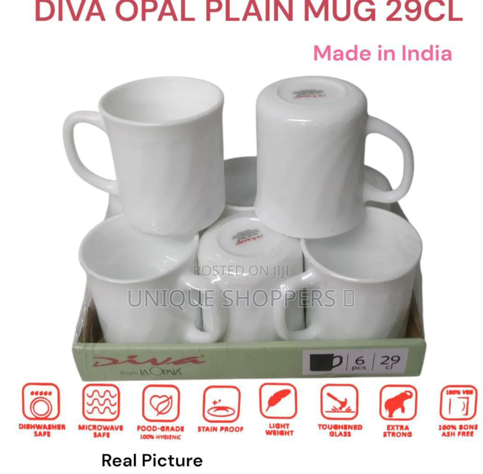 Diva Opal Plain Mug 29cl