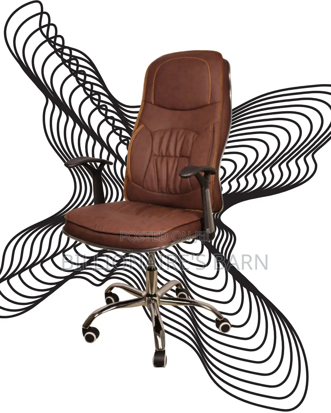 Ergonomic Executive Leather Chair (Orthopedic) — Hot Deal