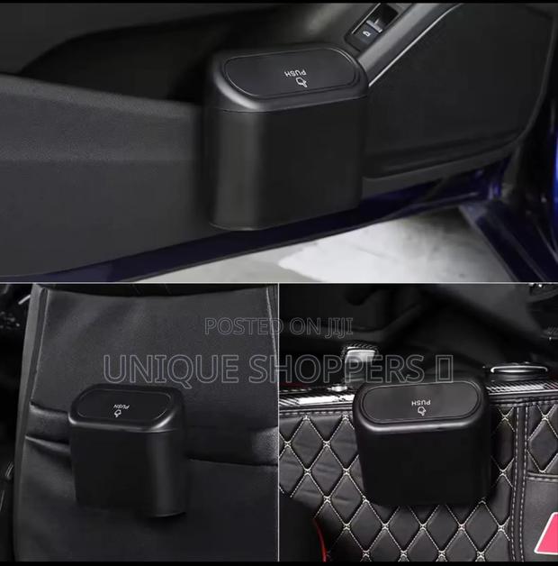 Car Door Seat Clip Stand Holder Organizer With Lid Trash Can
