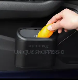 Car Door Seat Clip Stand Holder Organizer With Lid Trash Can