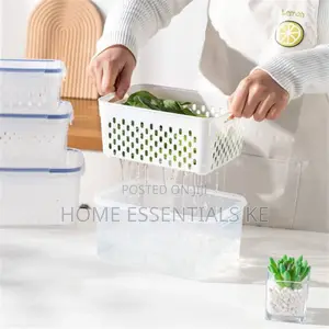 Fridge Storage Containers 3pcs Set-850ml/1750ml/3300ml