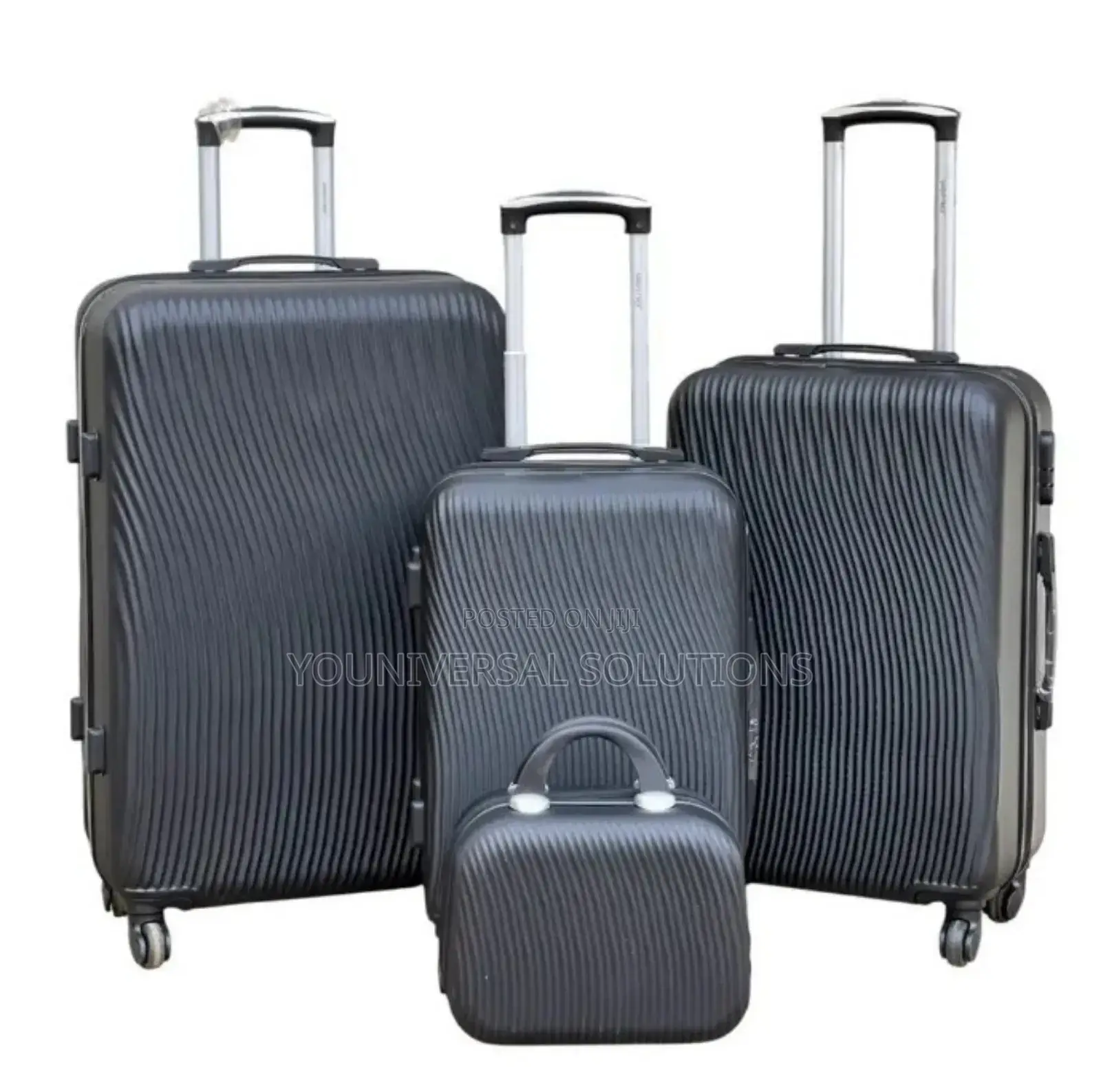 Hardshell Fibre Suitcase 4 in 1