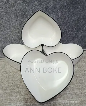 Heart Bowls Available 6pcs
