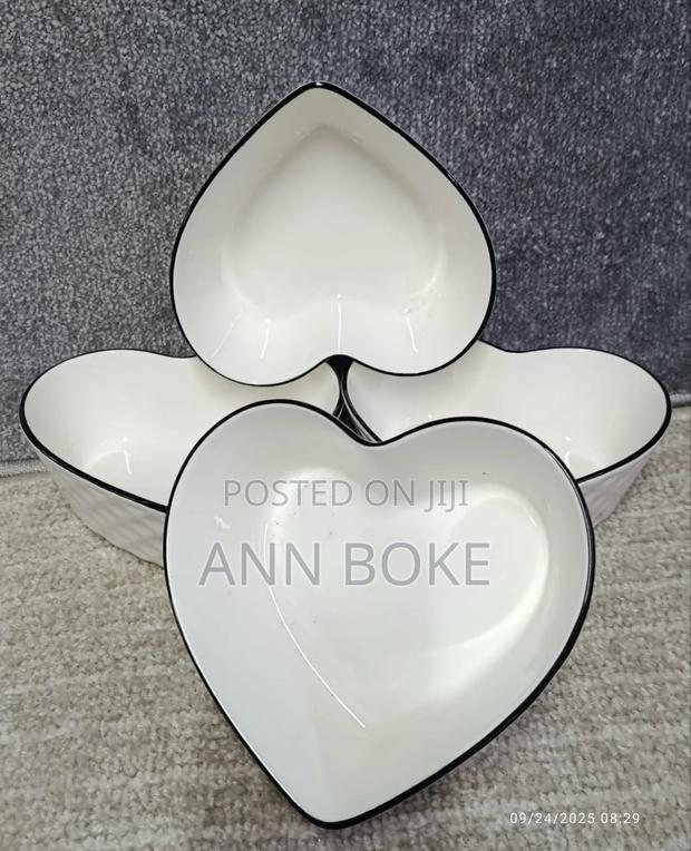Heart Bowls Available 6pcs