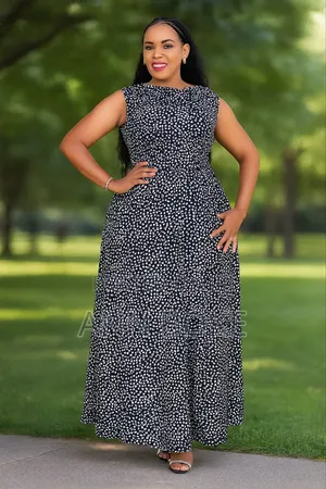 Flowers Long Dress Available